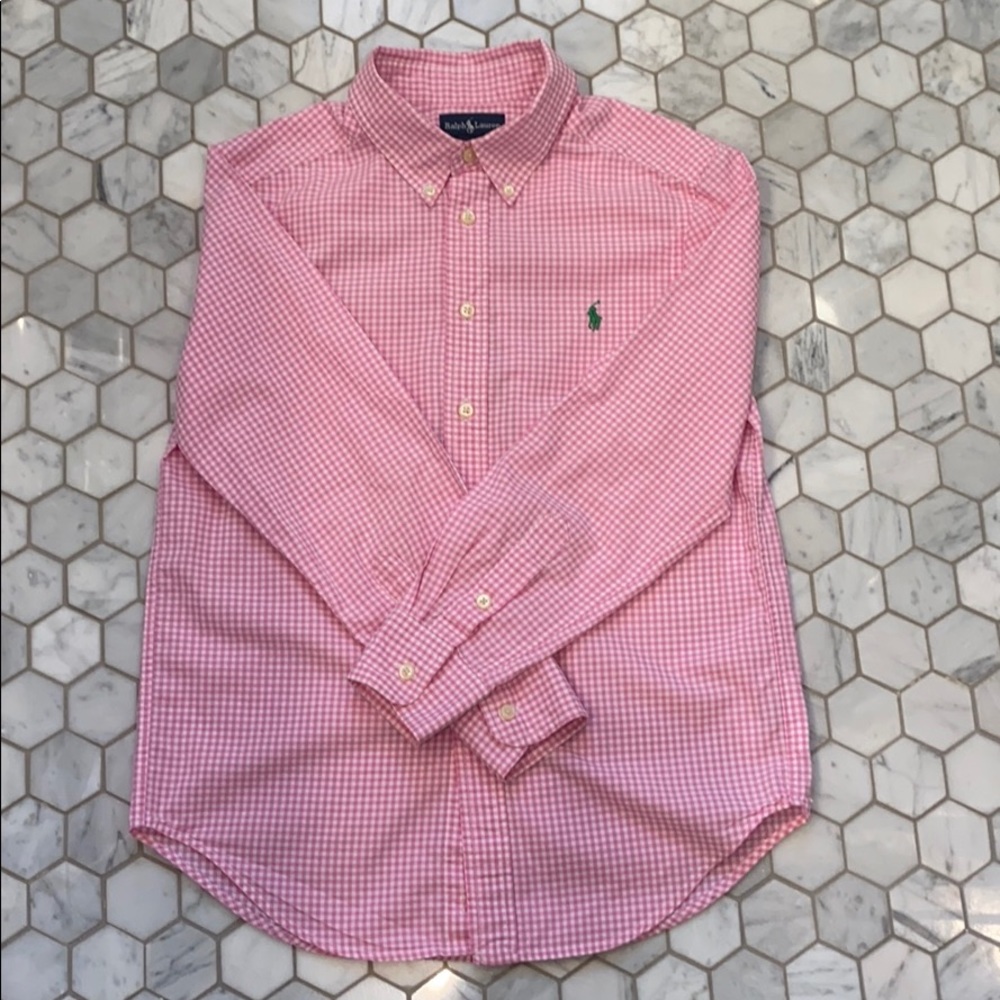 Boys Ralph Lauren gingham button down
